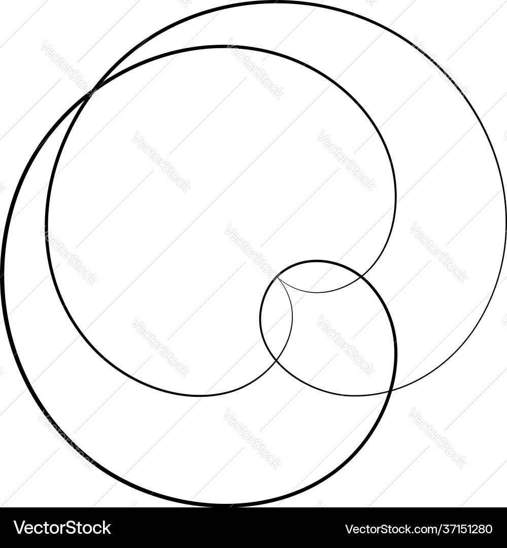 Abstract geometric lineart lines design element Vector Image