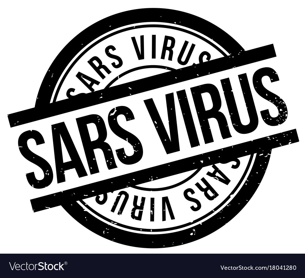 Sars virus rubber stamp Royalty Free Vector Image