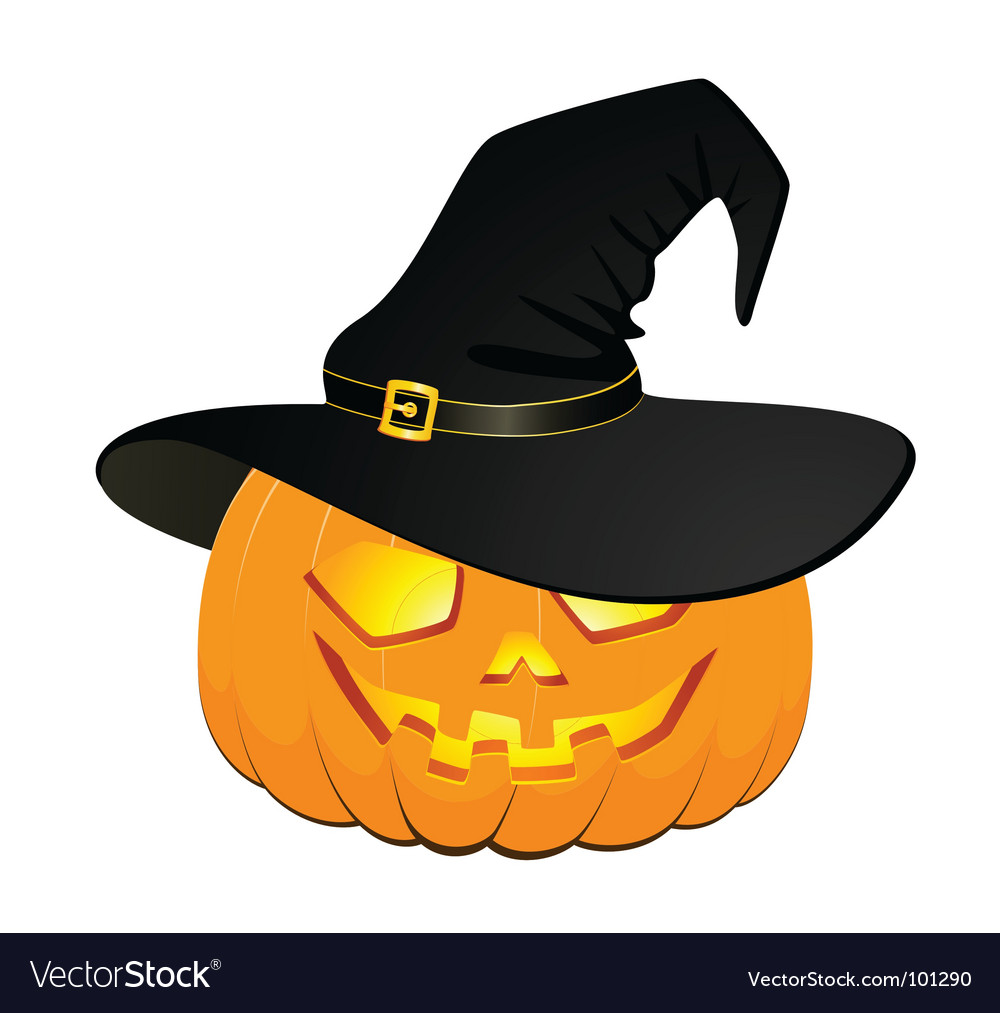 Halloween pumpkin Royalty Free Vector Image - VectorStock