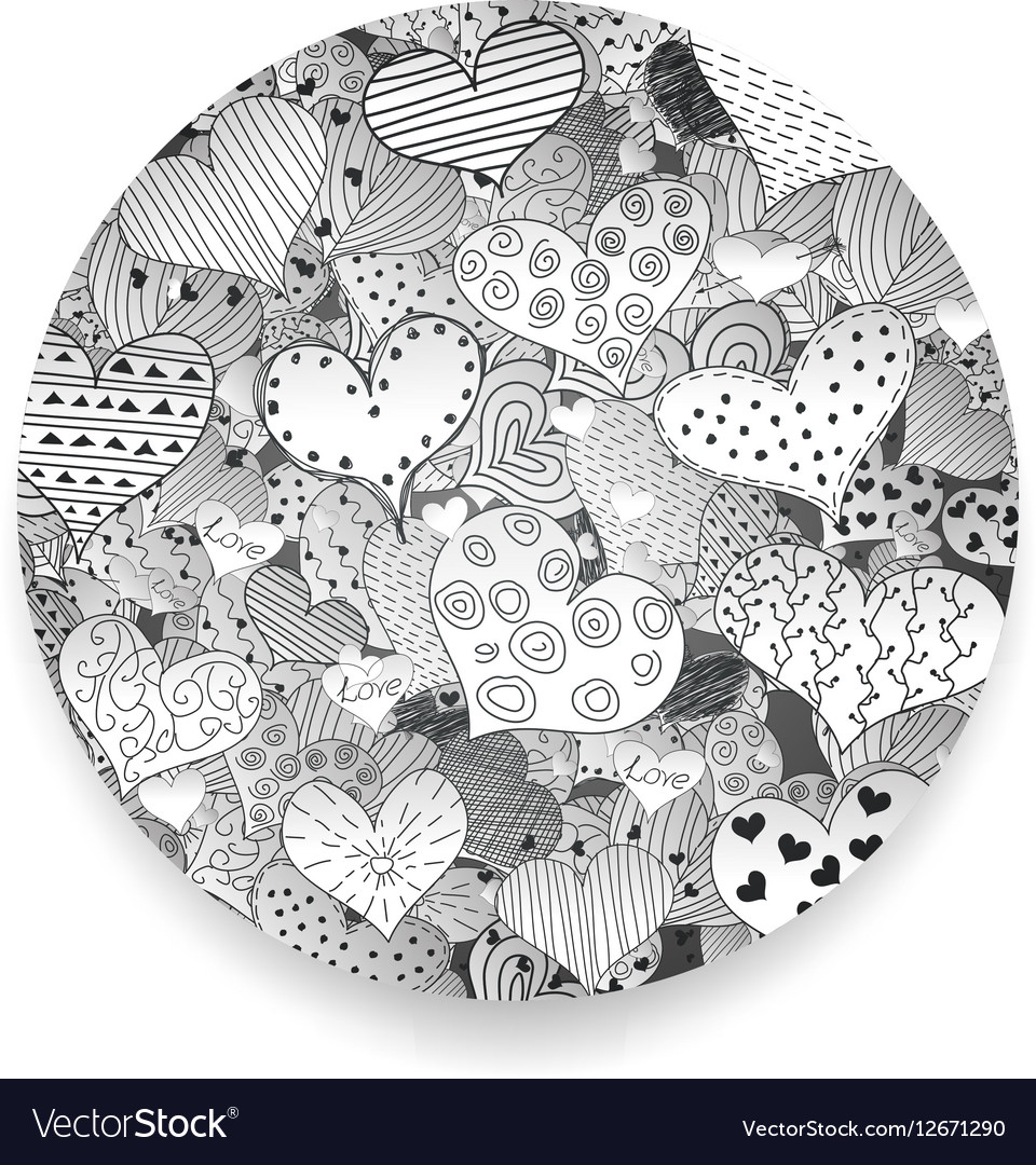 Valentine heart sketch for your design. | CanStock