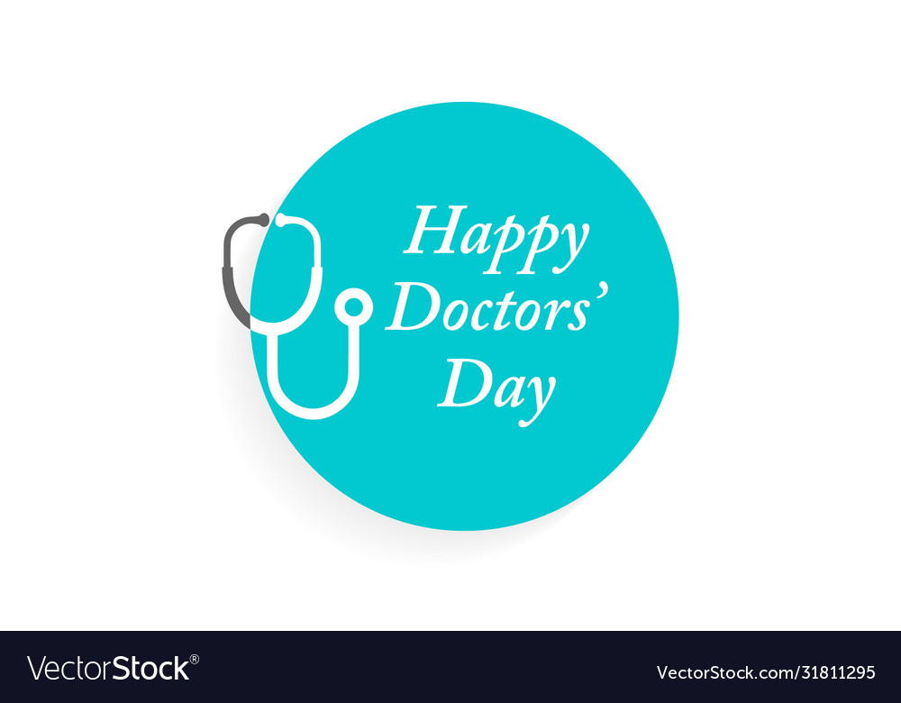 National doctors day Royalty Free Vector Image