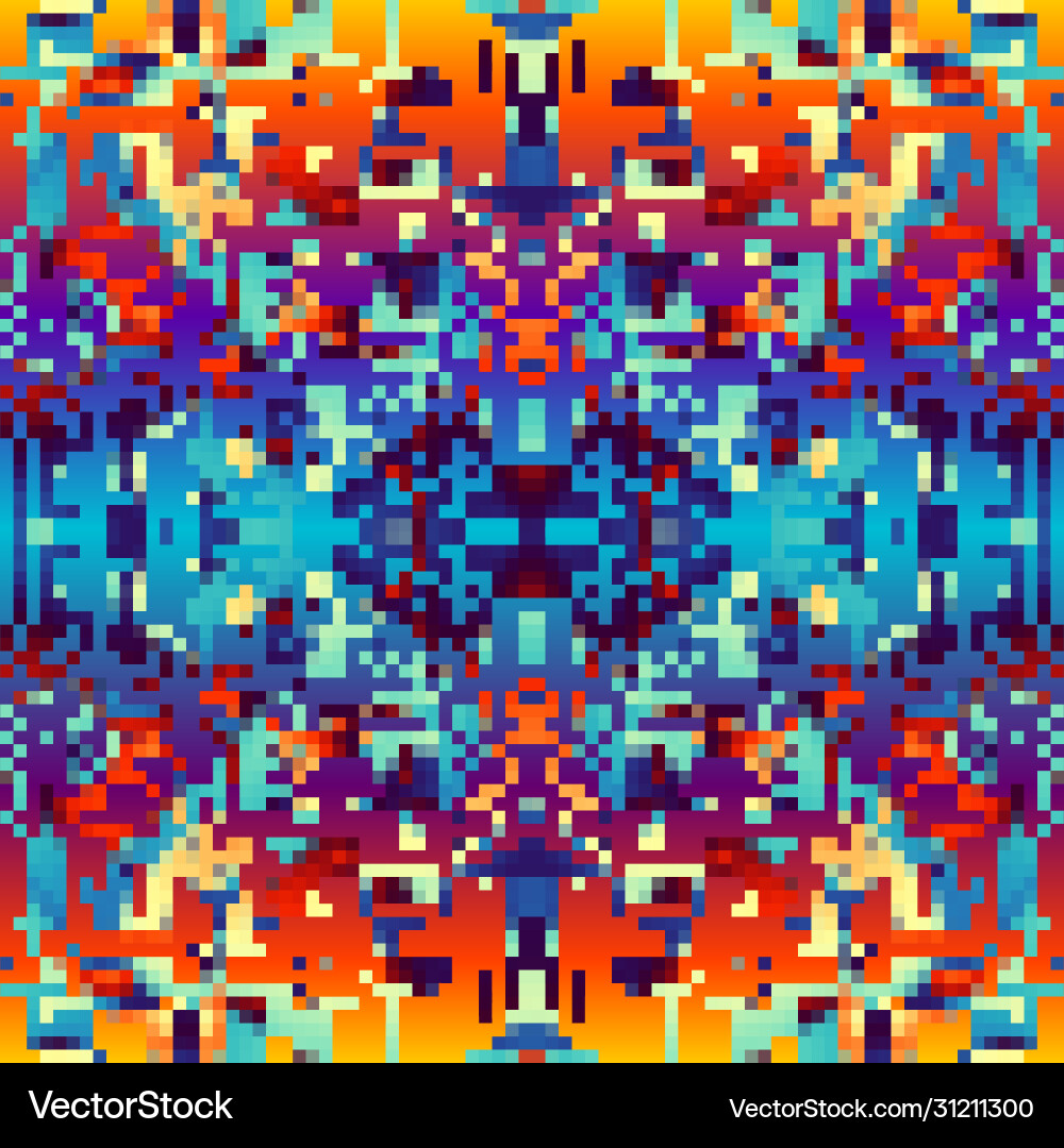 Geometric abstract pattern in low poly style Vector Image