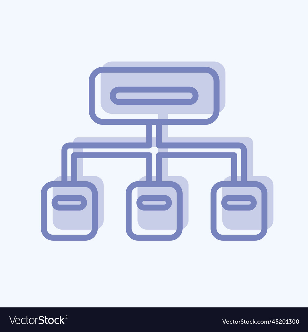 Icon clustering related to machine learning Vector Image