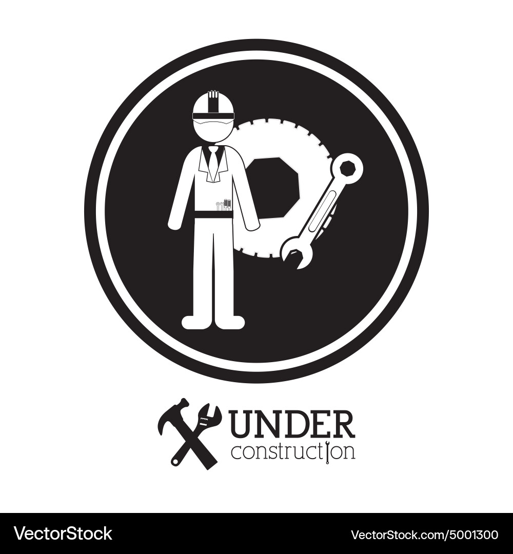 Under construction design Royalty Free Vector Image