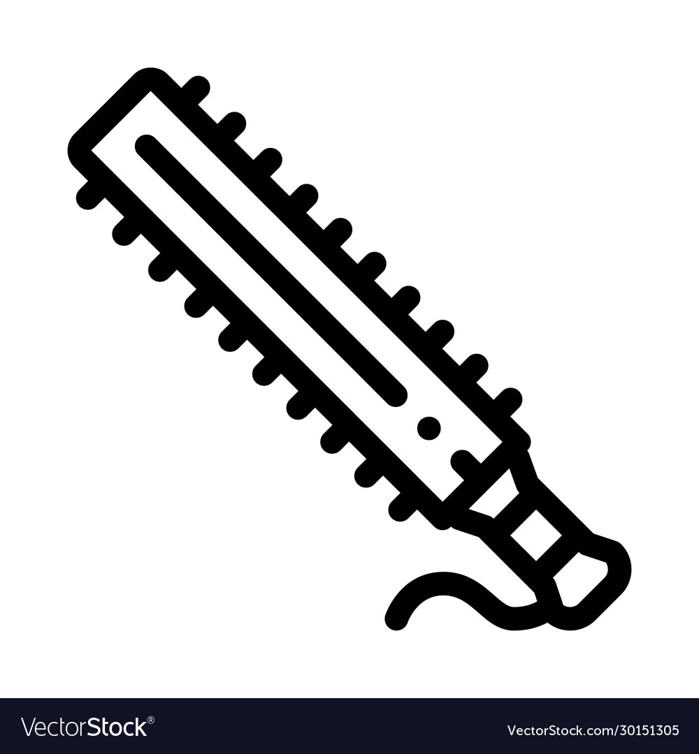 Aztec hand sword icon outline