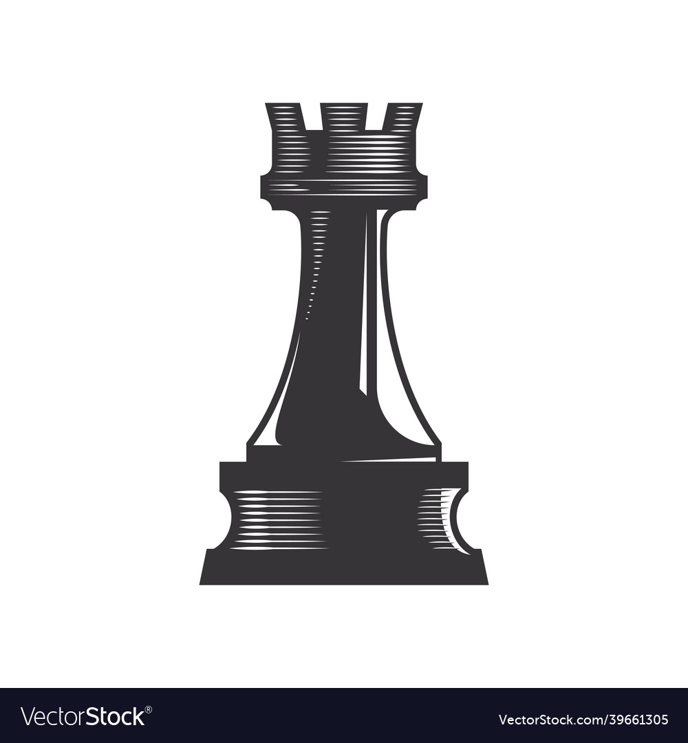 Chess rooks Royalty Free Vector Image - VectorStock