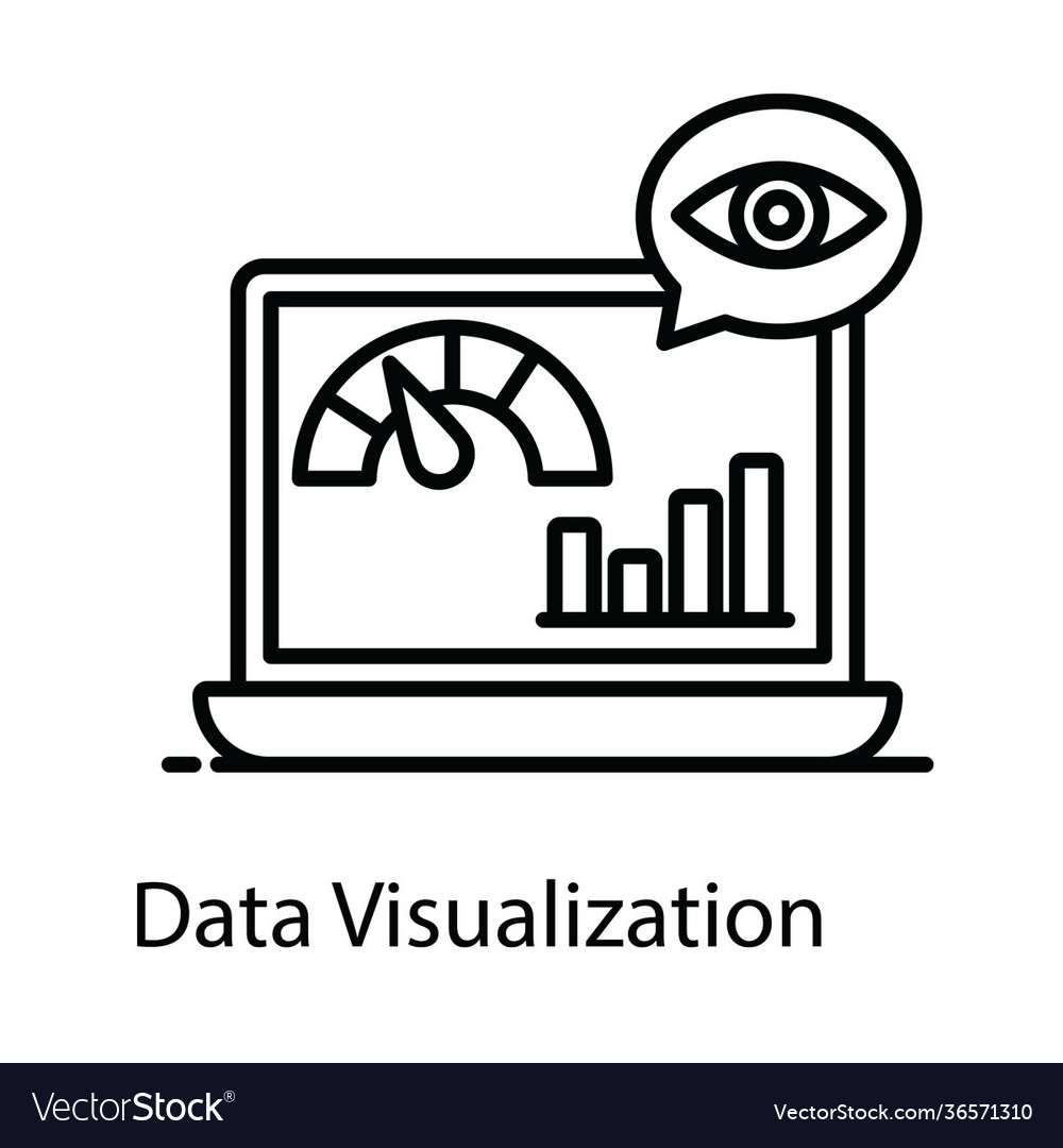 Data visualization Royalty Free Vector Image - VectorStock