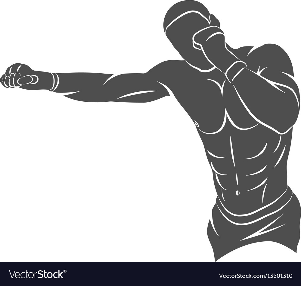 mix martial art fighter king logo 4971360 Vector Art at Vecteezy