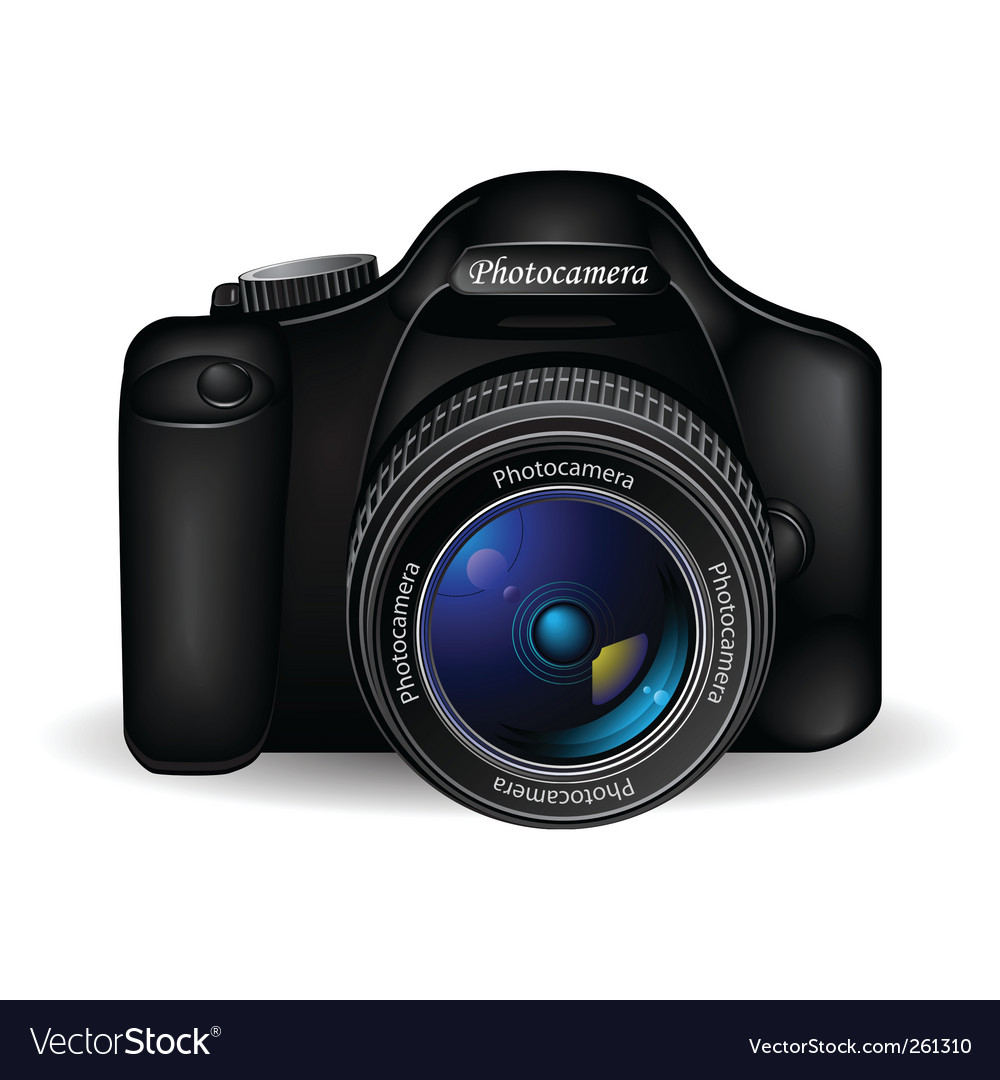 Photo camera Royalty Free Vector Image - VectorStock