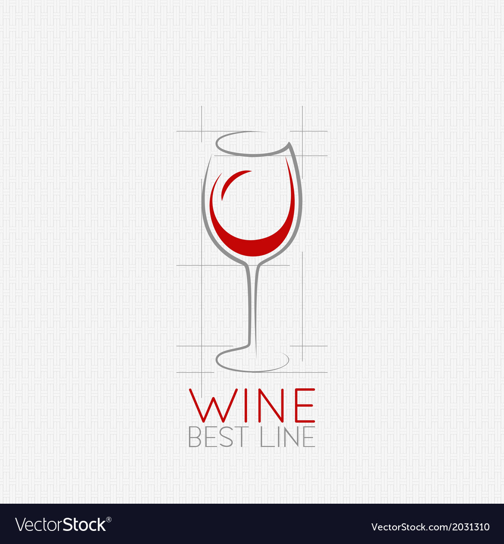Wine glass design background