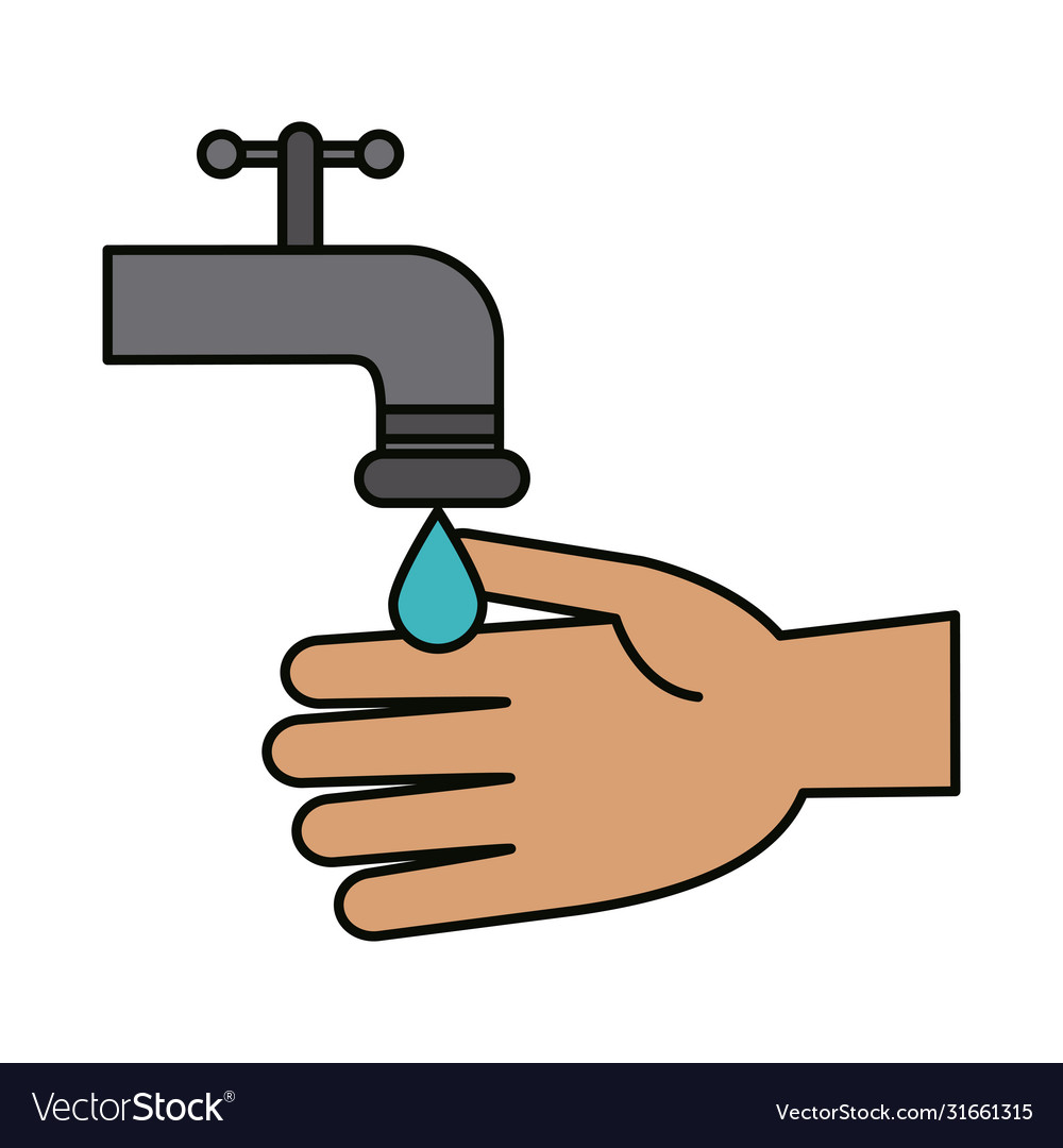 Covid 19 coronavirus wash your hands prevention Vector Image