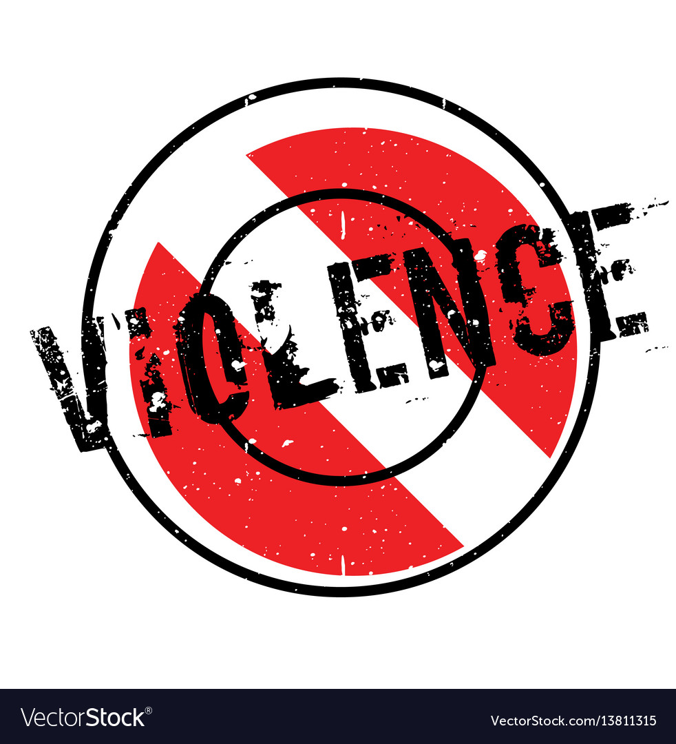 Violence rubber stamp Royalty Free Vector Image