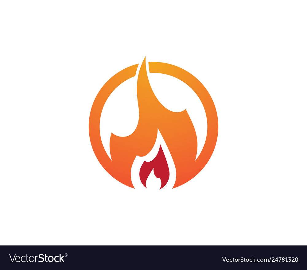 Fire symbol Royalty Free Vector Image - VectorStock