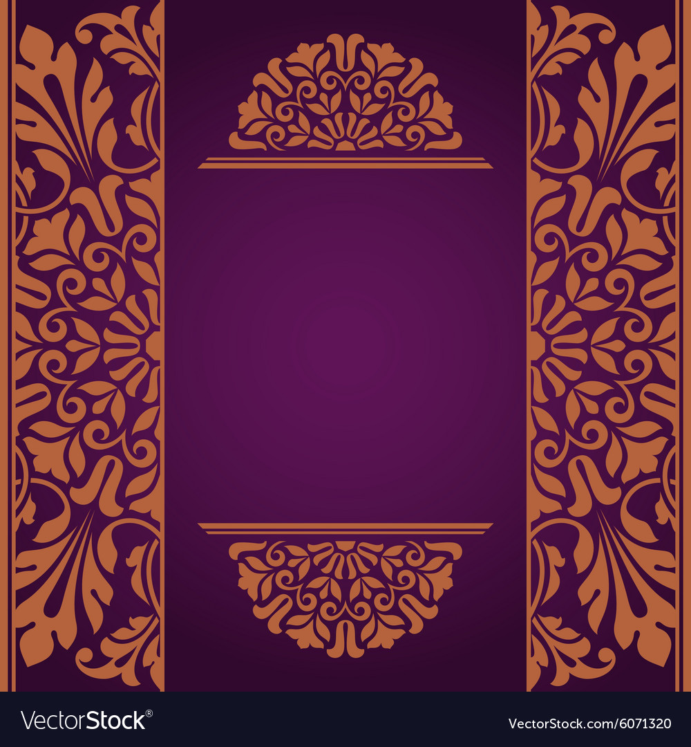 Floral indian pattern Royalty Free Vector Image