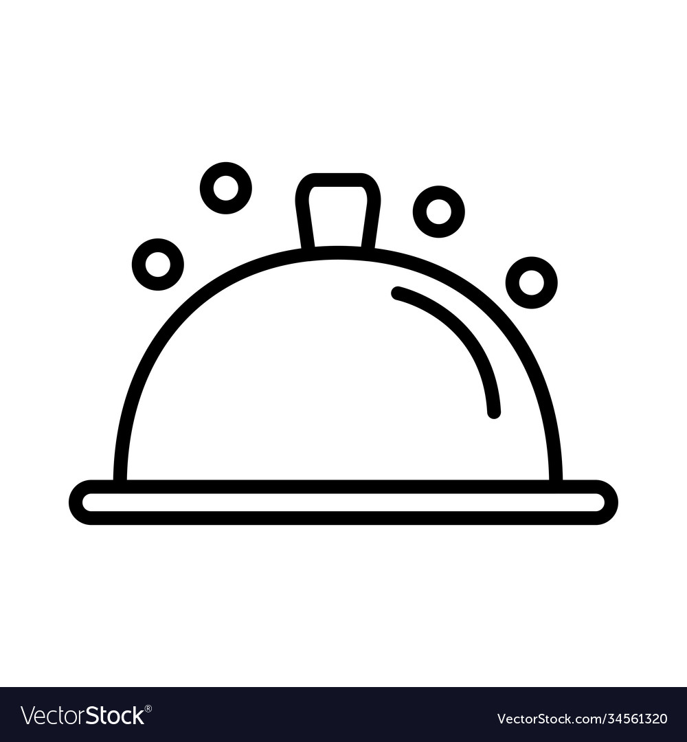 Tray icon on white background Royalty Free Vector Image