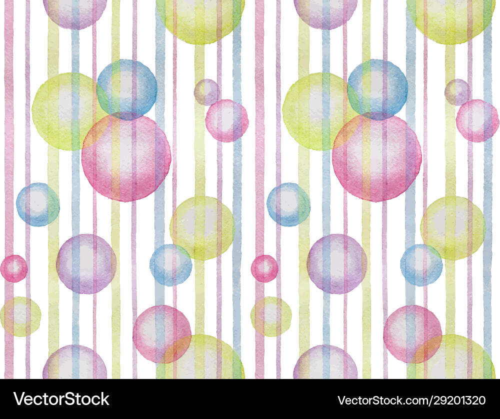 Watercolor abstract seamless pattern Royalty Free Vector