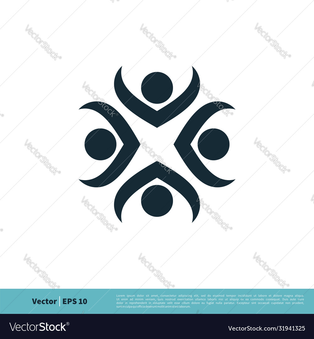 abstract shape oval swoosh icon logo design vector.