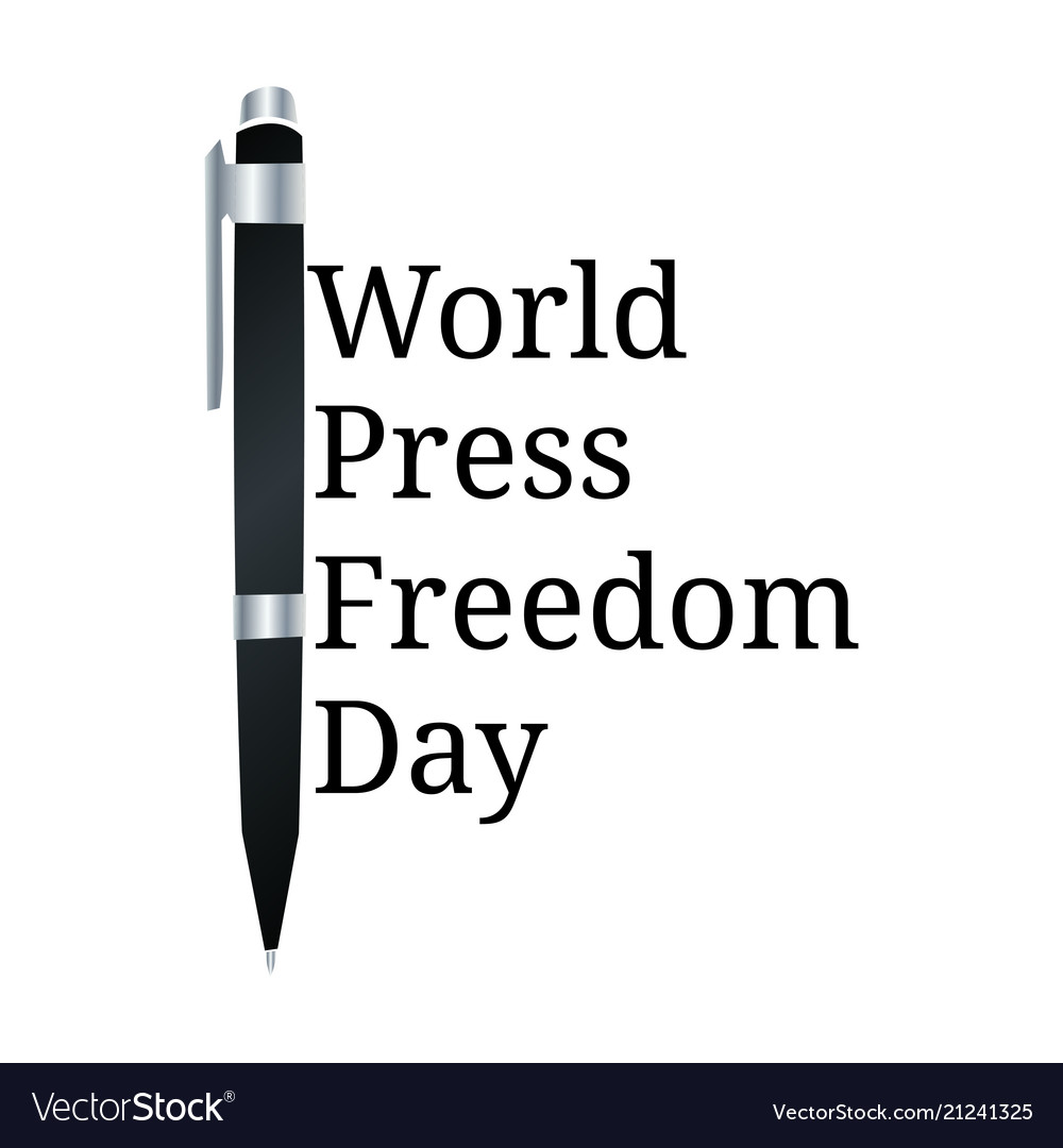 World press freedom day Royalty Free Vector Image