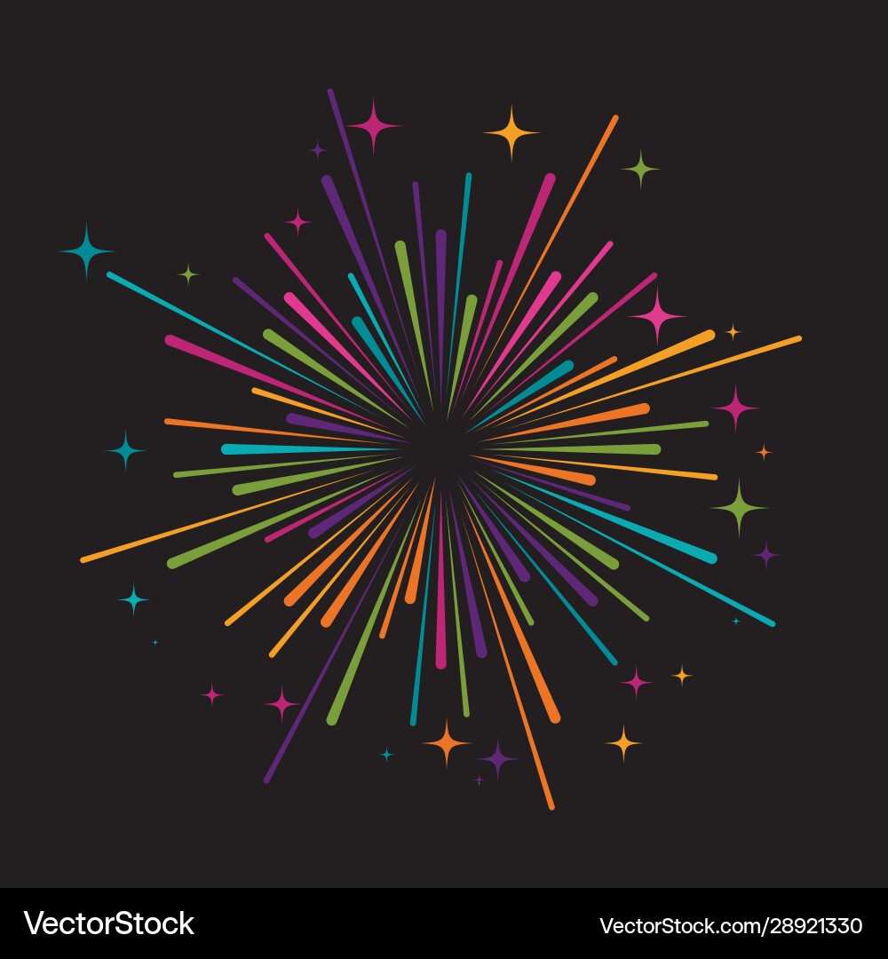 Firework icon Royalty Free Vector Image - VectorStock
