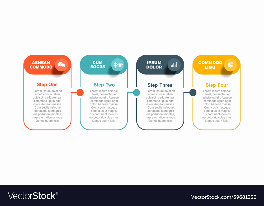 Infographic design template with place for your Vector Image