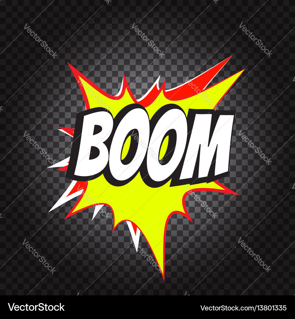 Pop art comic speech bubble Royalty Free Vector Image