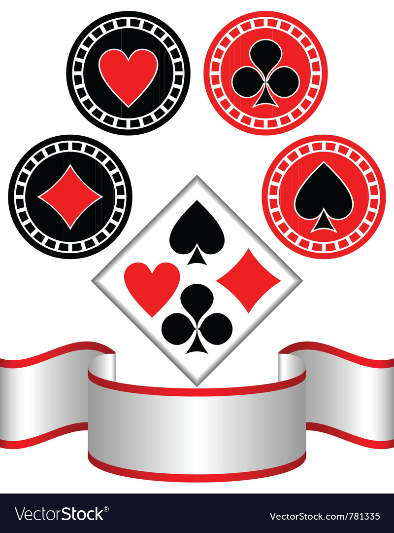 Playing Card Symbols Outlines