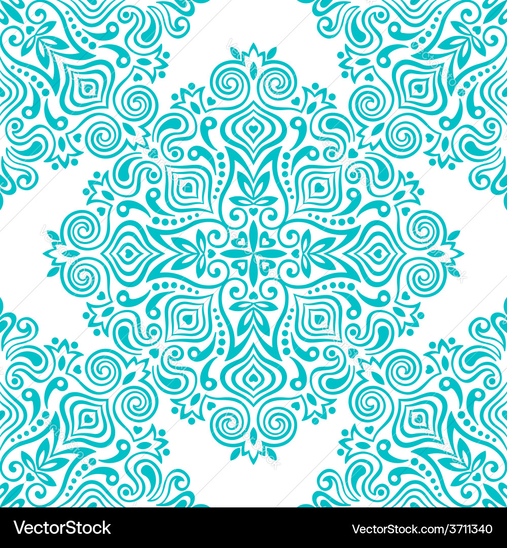 Seamless background with abstract ethnic pattern Vector Image