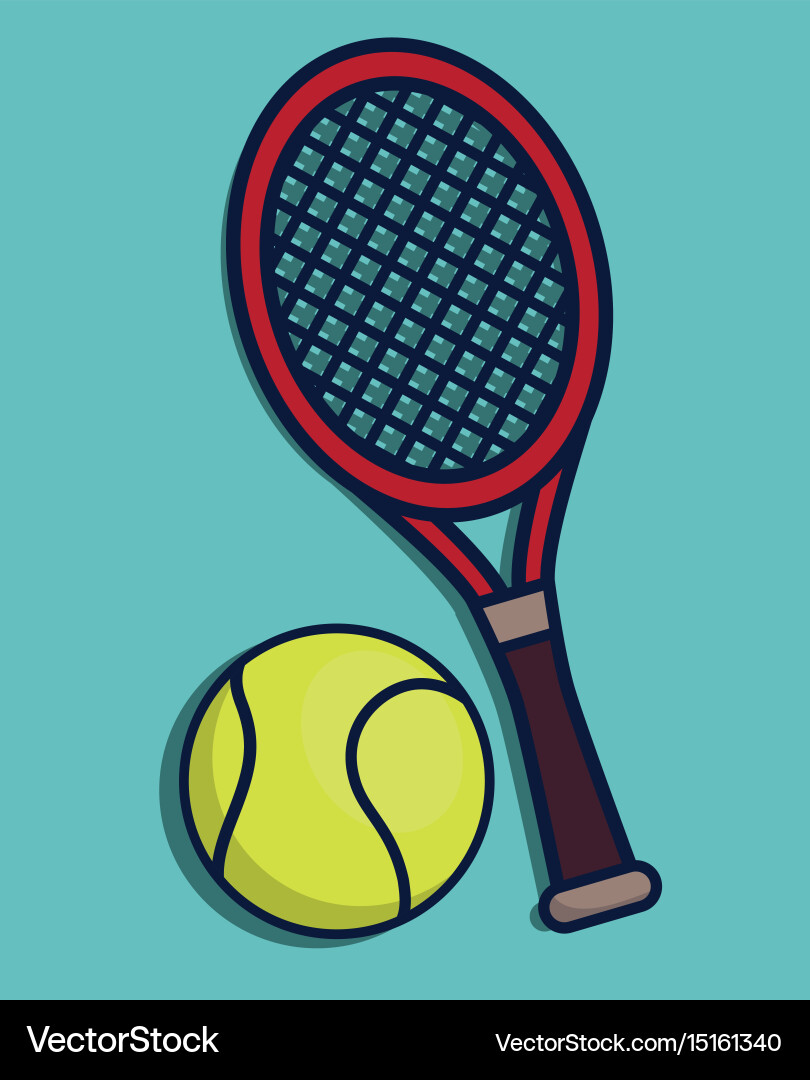 Sports equipment design Royalty Free Vector Image