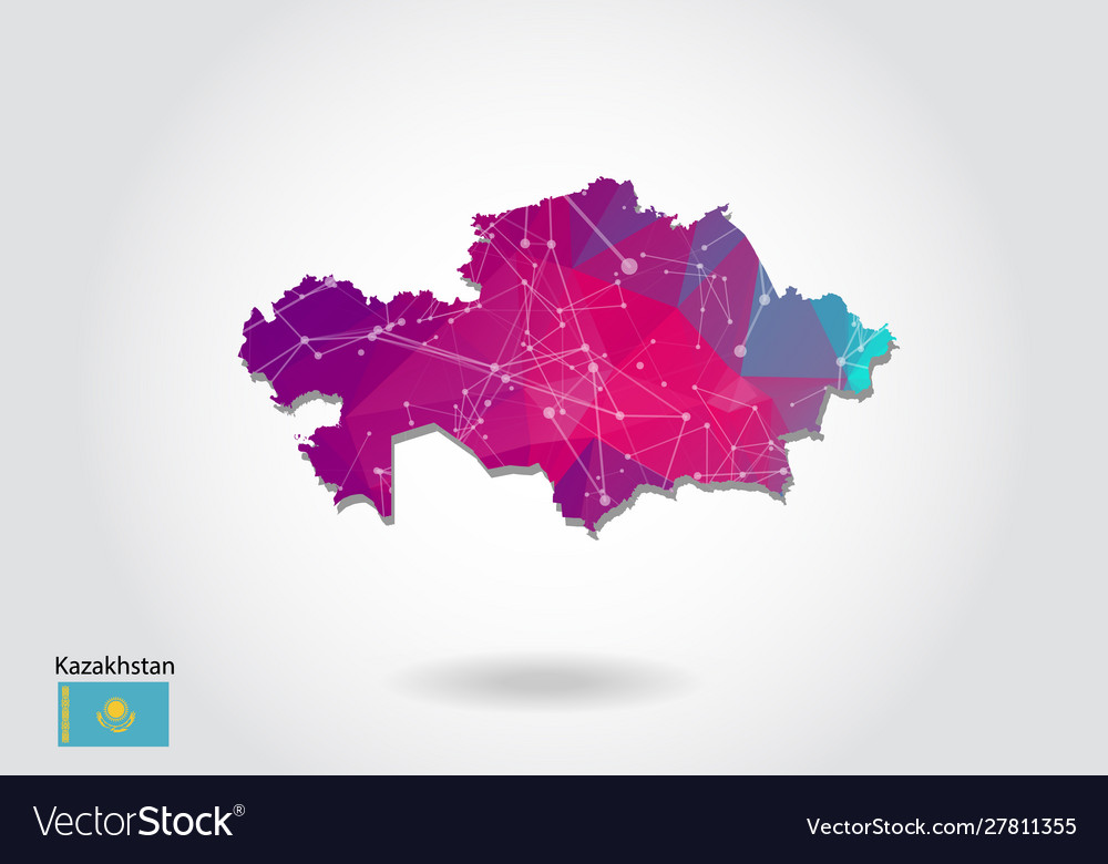 Карта россии полигональная