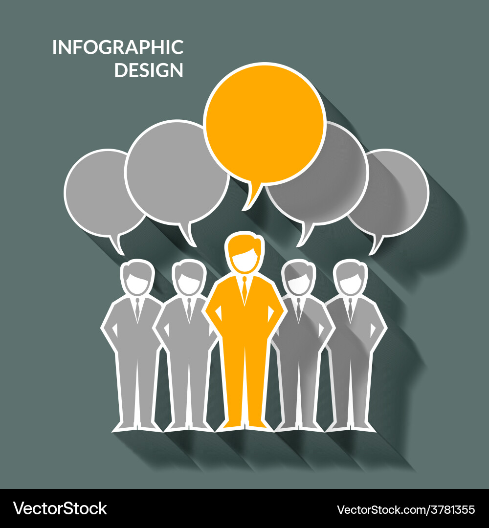 Teamwork concept Royalty Free Vector Image - VectorStock