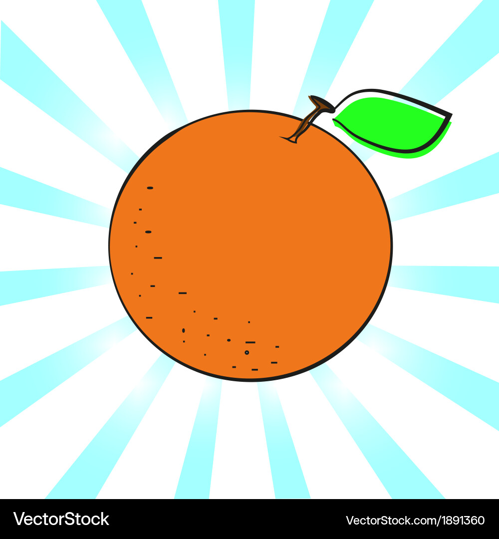 Orange Royalty Free Vector Image - VectorStock