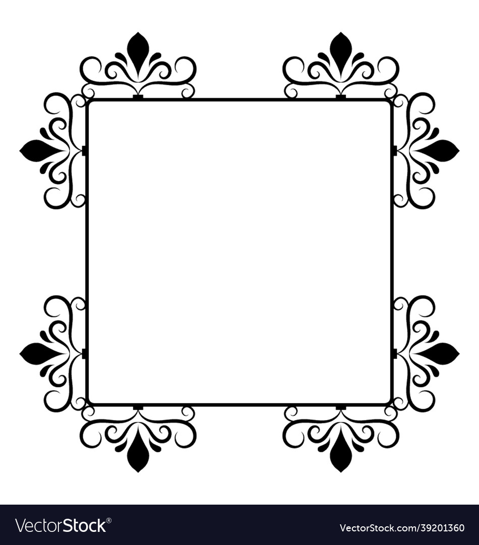 Square Frame Royalty Free Vector Image - Vectorstock