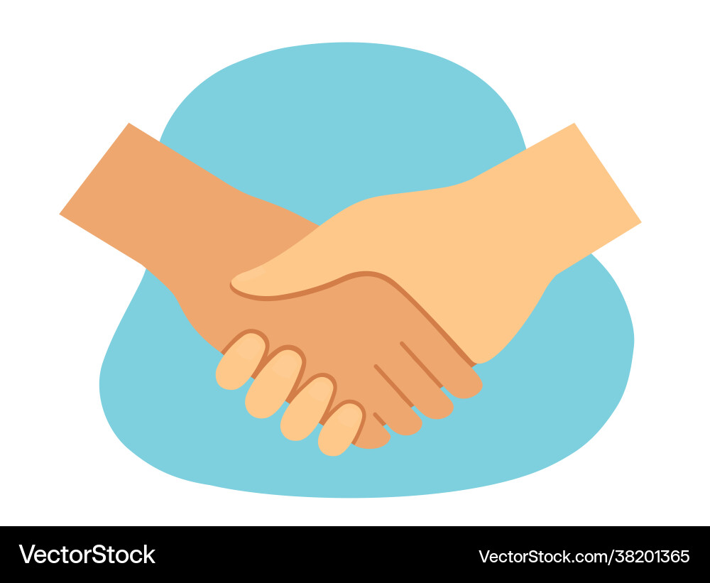Icon handshakebusiness handshake partnership Vector Image