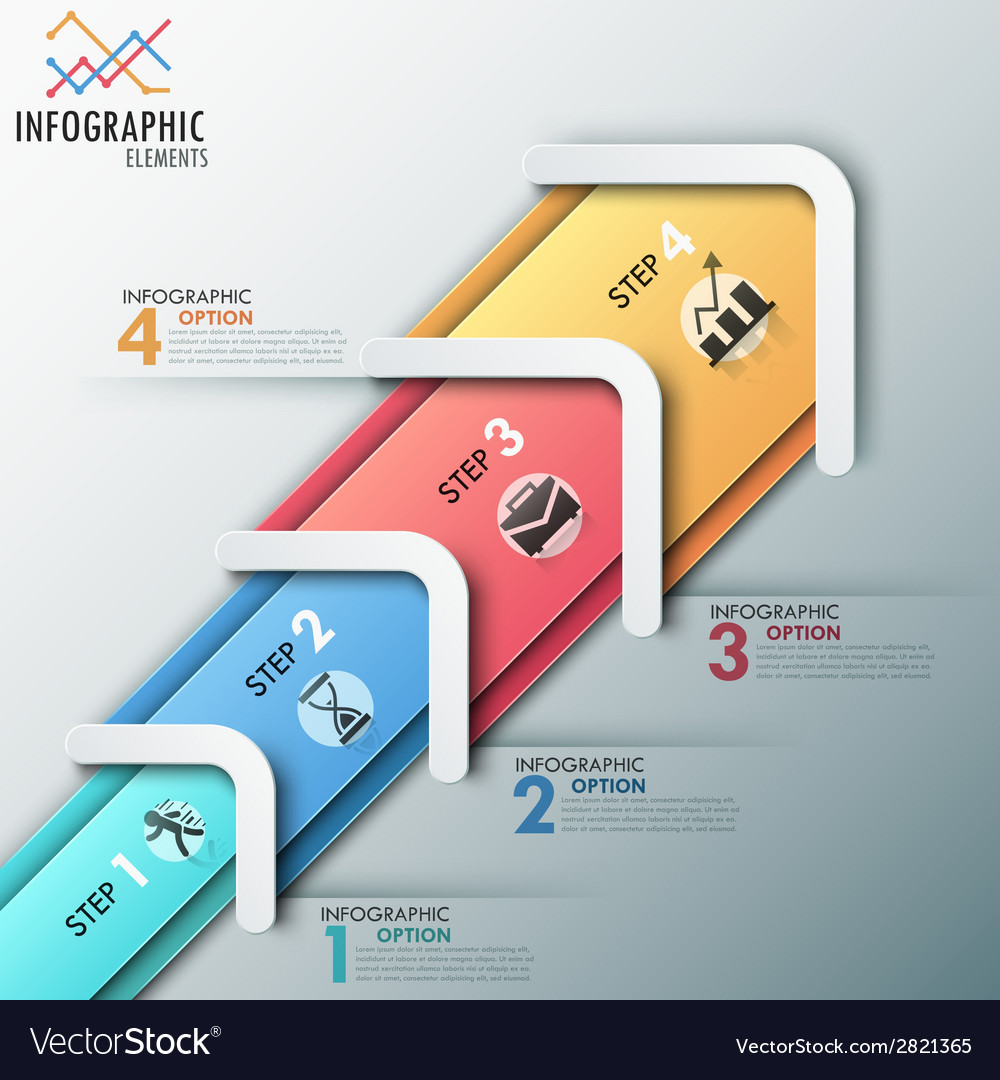 Modern Infographics Options Banner Royalty Free Vector Image