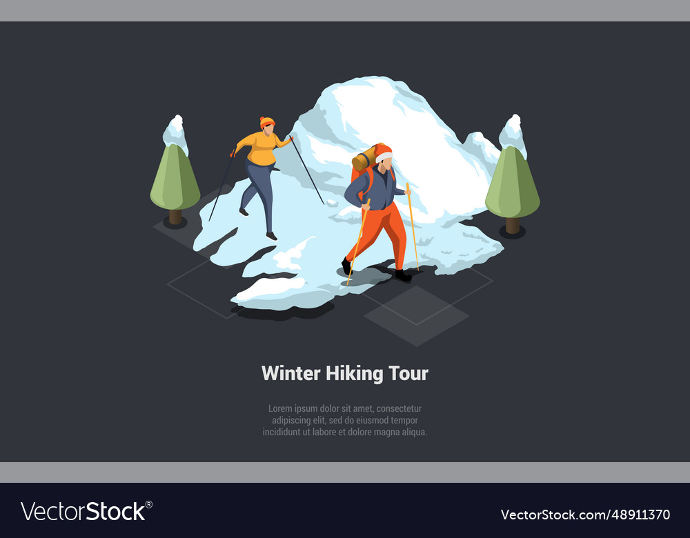 Adventures Hiking Tour And Exploring Man Vector Image Adventures Hiking Tour And Exploring Man Vector Image
