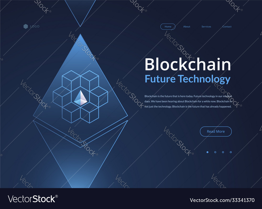 Blockchain cryptocurrency isometric 3d Royalty Free Vector