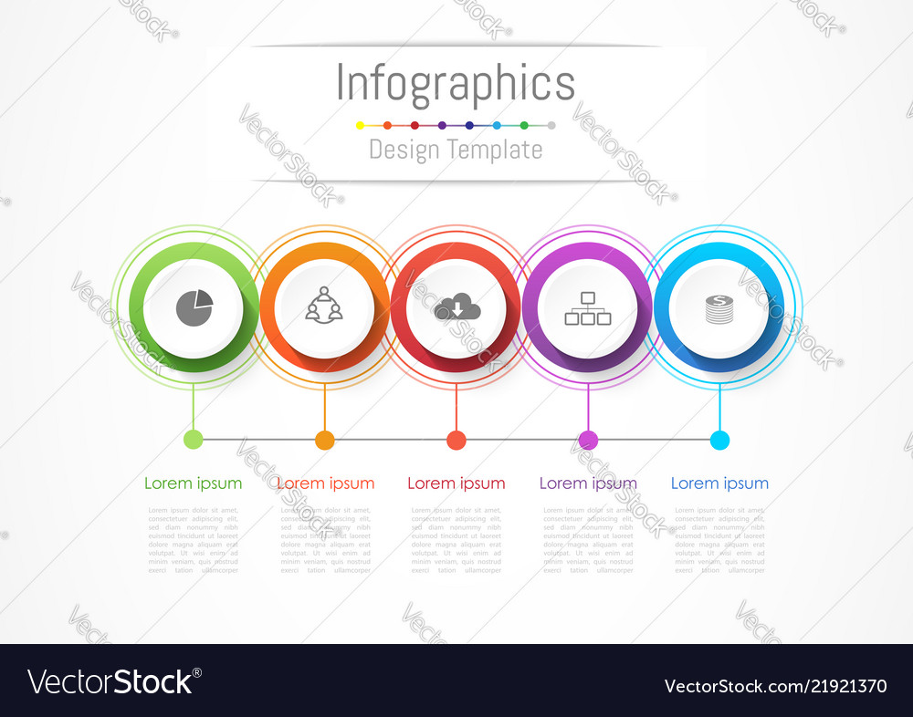 Infographic design elements for your business Vector Image