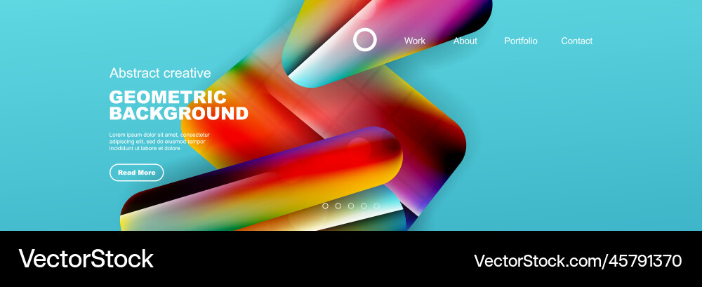 Overlapping geometric shapes background 3d shadow Vector Image