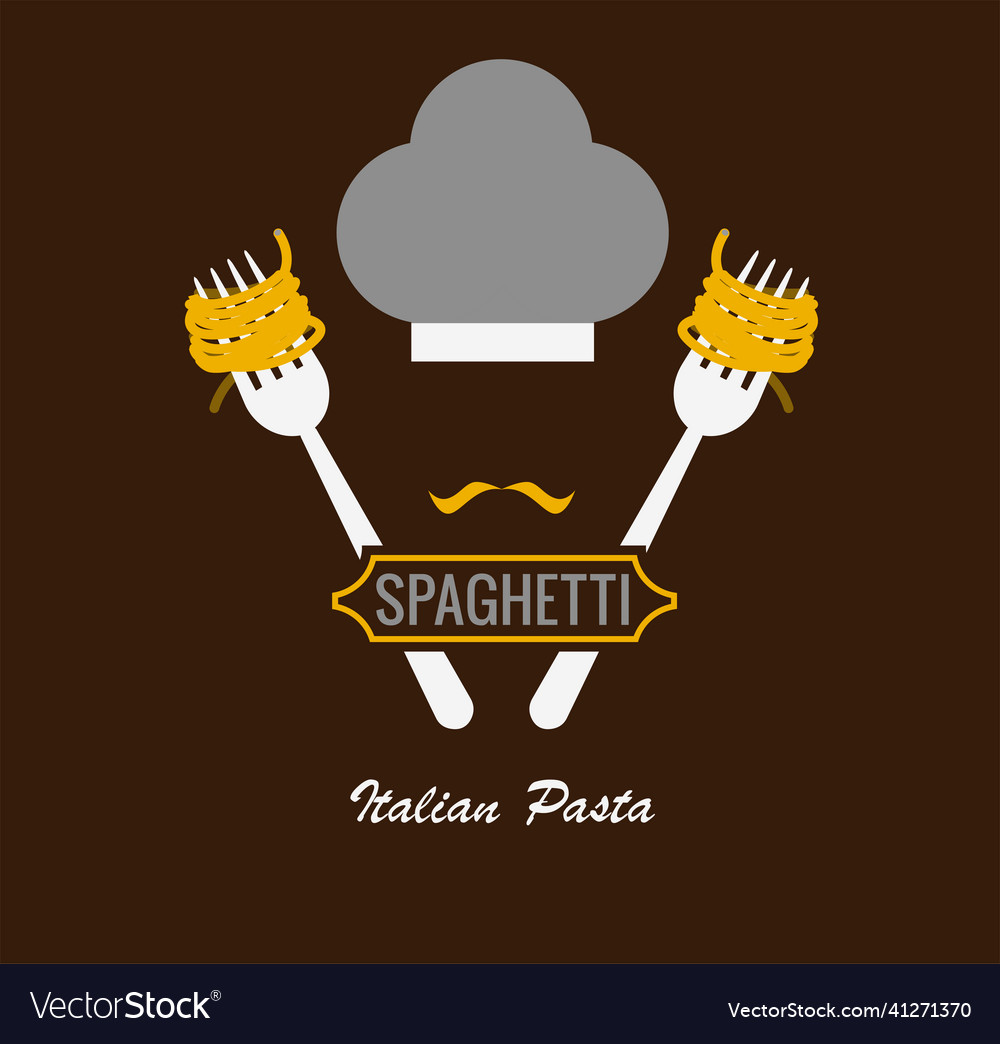 Spaghetti logo 2 Royalty Free Vector Image - VectorStock