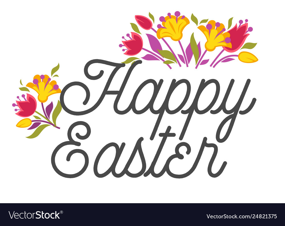 happy easter religious clip art