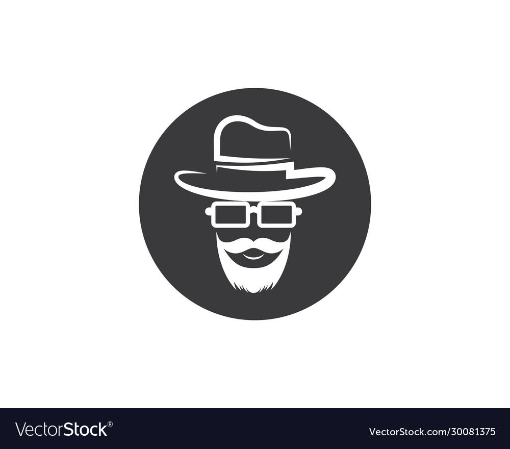 Cowboy hat symbol icon Royalty Free Vector Image