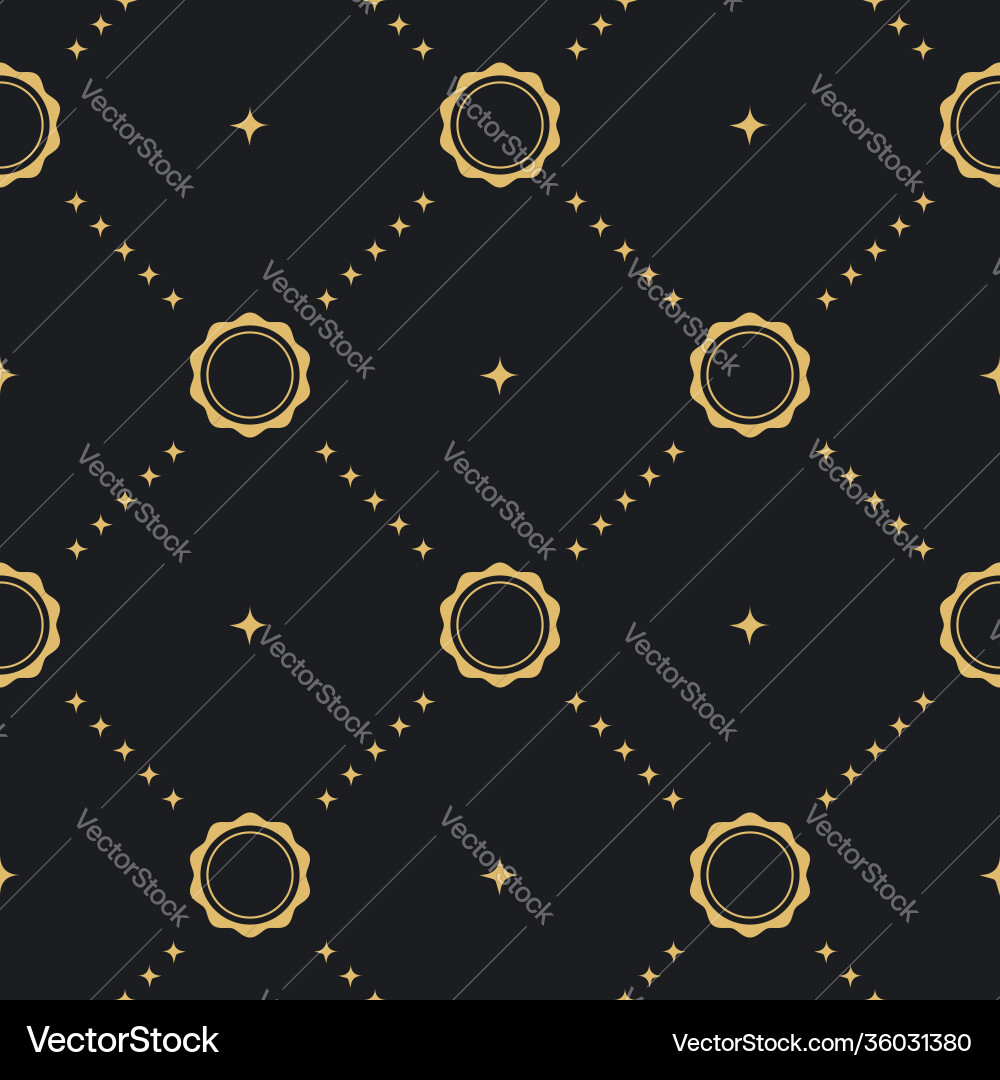 Baroque seamless background Royalty Free Vector Image