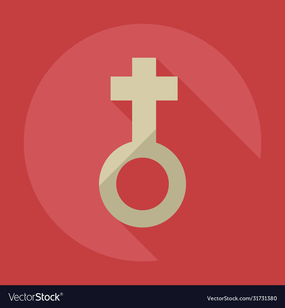 Flat modern design with shadow icons female