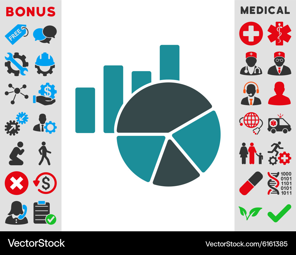 Charts icon Royalty Free Vector Image - VectorStock