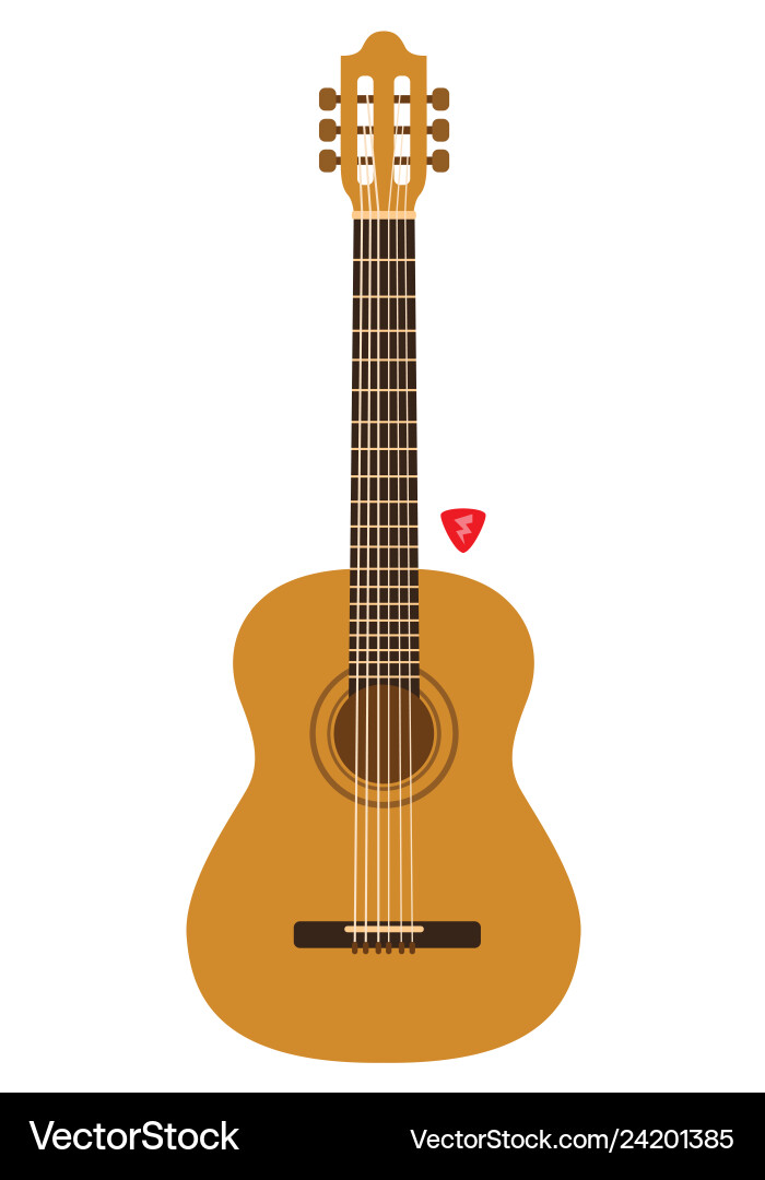 Classicguitar 11 Royalty Free Vector Image - VectorStock