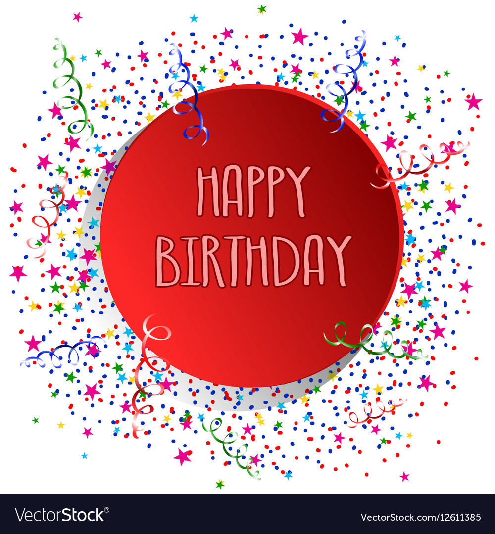 Happy birthday Royalty Free Vector Image - VectorStock