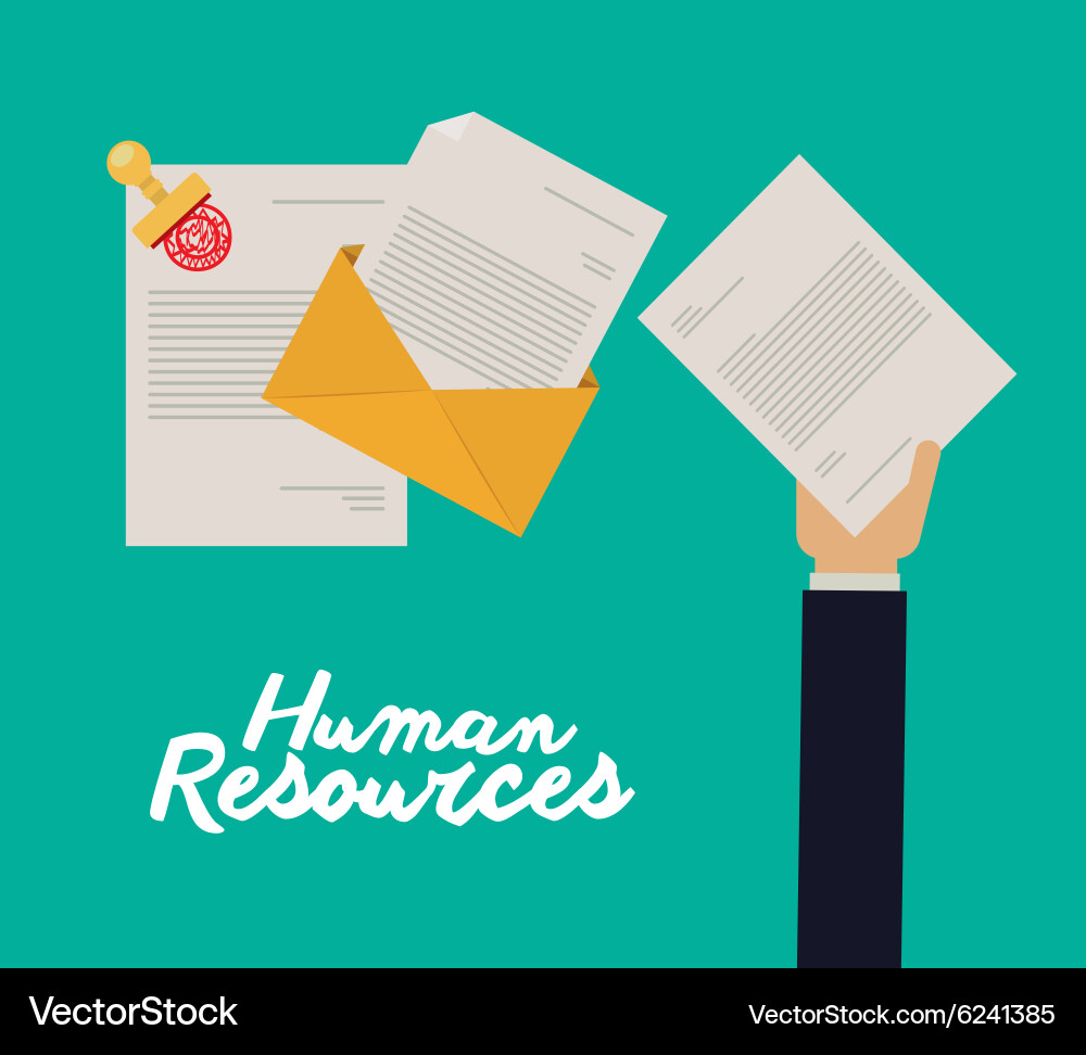 Human resources design Royalty Free Vector Image