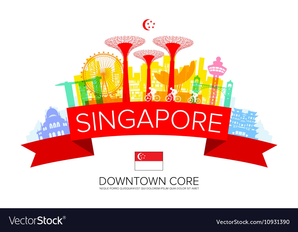 Singapore Royalty Free Vector Image Vectorstock Singapore Royalty Free Vector Image Vectorstock