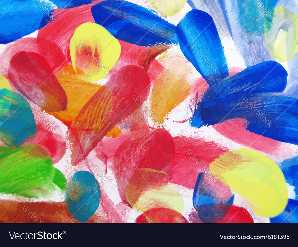 Colorful abstract watercolor Royalty Free Vector Image