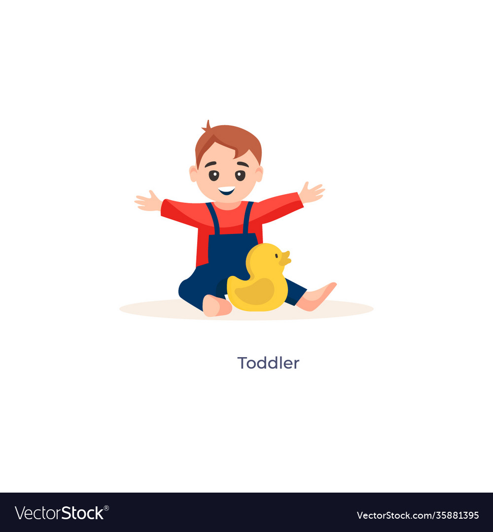 Toddler Royalty Free Vector Image - VectorStock